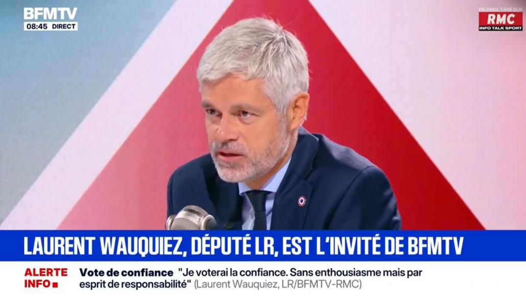 Laurent Wauquiez BFM 04/09/2025