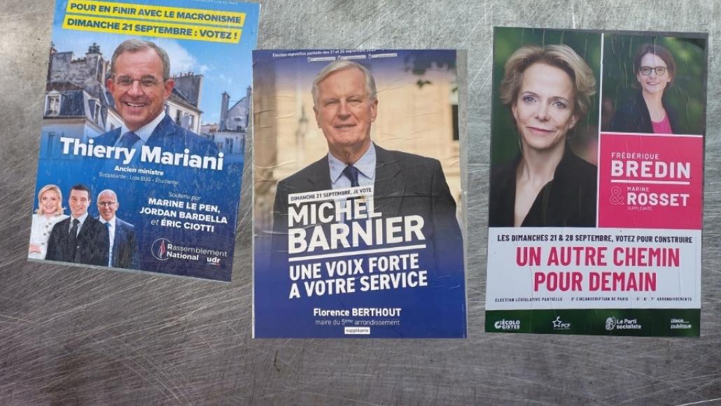 Le premier tour de l'élection législative partielle dans la 2e circonscription de Paris se tient dimanche 21 septembre.