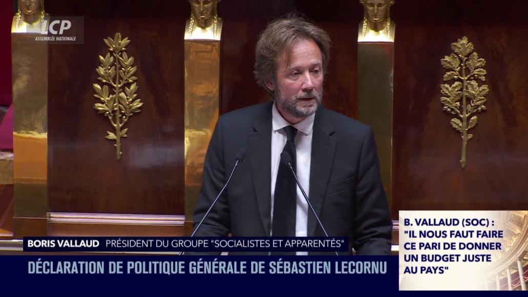Boris Vallaud, le 14 octobre 2025.