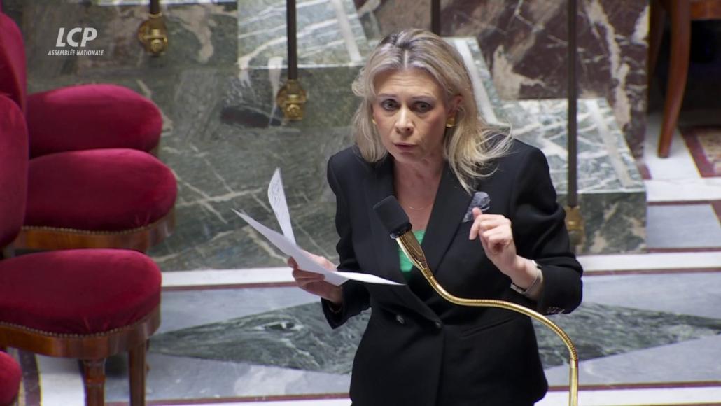 Sylvie Josserand dans l'hémicycle, le 30 octobre 2025 Sylvie Josserand dans l'hémicycle, le 30 octobre 2025