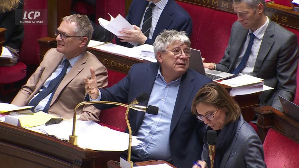 Philippe Juvin, Eric Coquerel et Amélie de Montchalin le 3 novembre 2025