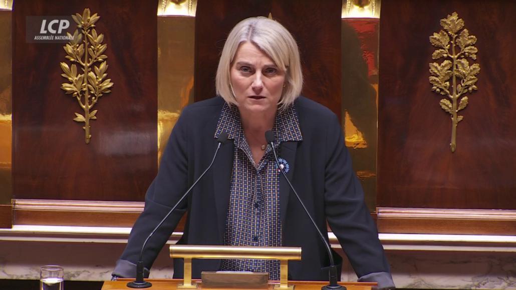 Stéphanie Rist à l'Assemblée nationale, le 4 novembre 2025