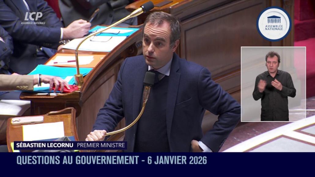 Le Premier ministre, Sébastien Lecornu, le 6 janvier 2026.