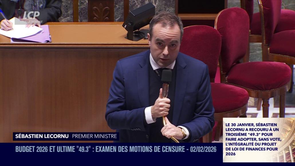 Sébastien Lecornu, le 2 février 2026.