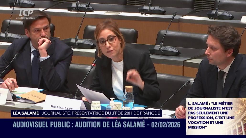 Léa Salamé, le 2 février 2026.