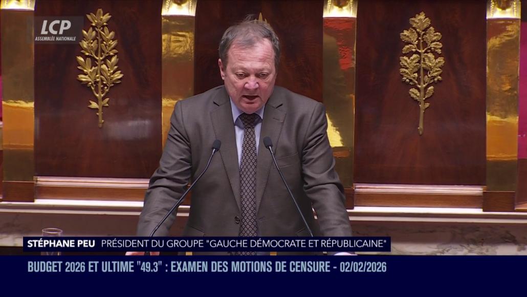Stéphane Peu, le 2 février 2026.