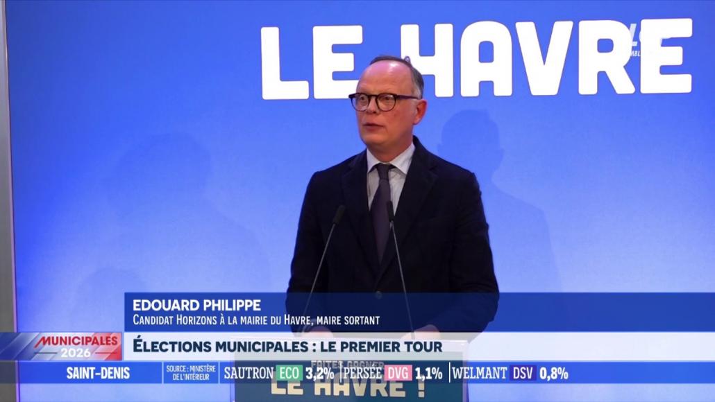 Edouard Philippe au Havre, le 15 mars 2026 - LCP