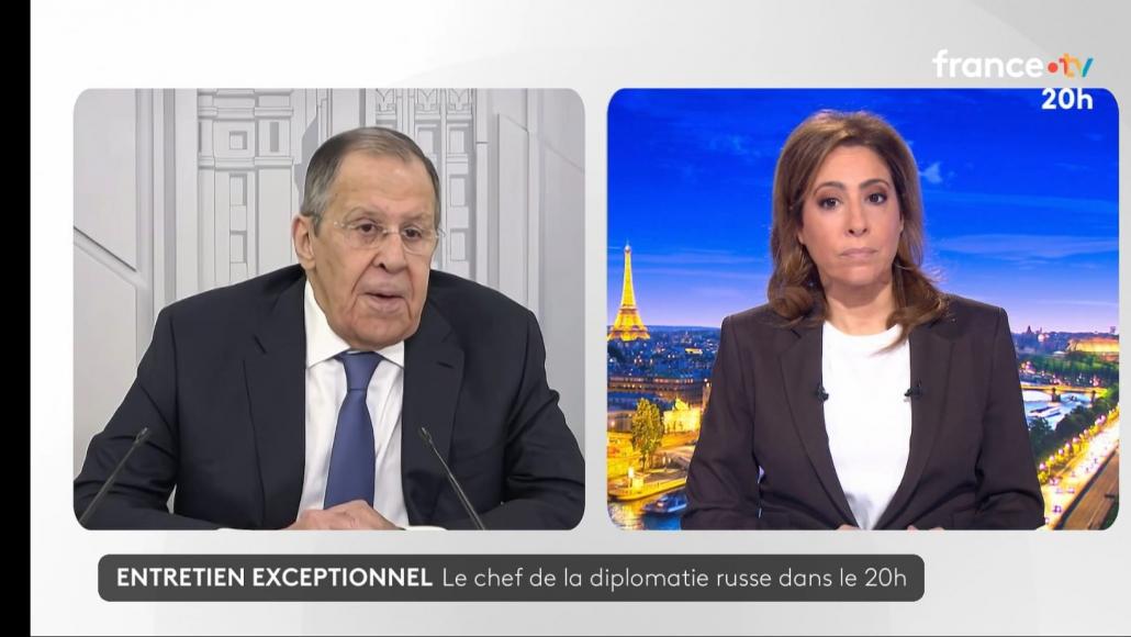 Sergueï Lavrov invité au 20 heures de France 2 le 26 mars 2026
