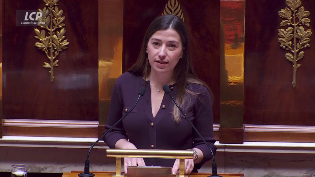 La députée Louise Morel, le 26 mars 2026 (© LCP)