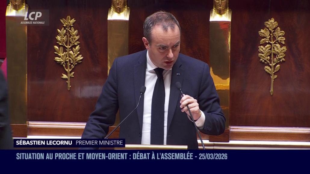 Sébastien Lecornu, le 25 mars 2026.