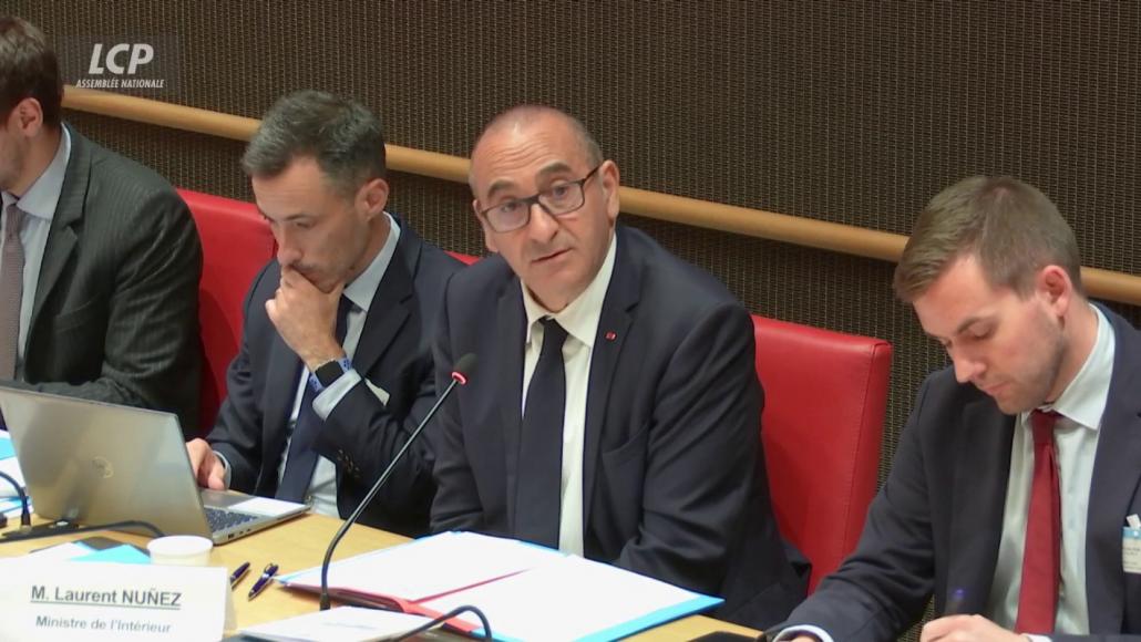 Laurent Nuñez à l'Assemblée nationale, le 12 mai 2026
