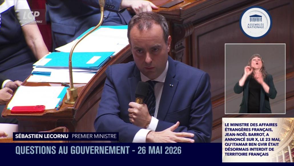Sébastien Lecornu, le 26 mai 2026.