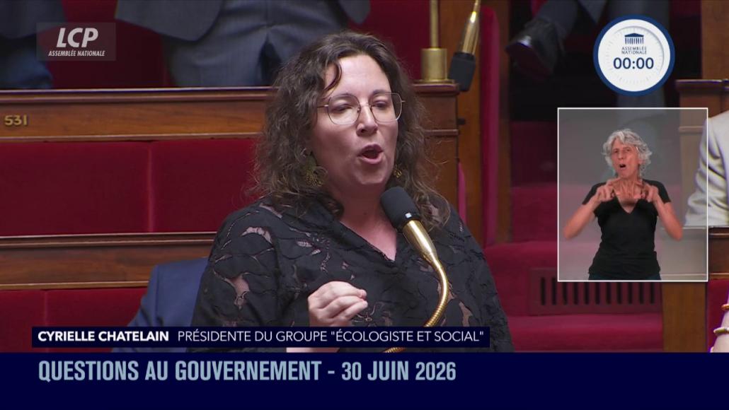 Cyrielle Chatelain, le 30 juin 2026