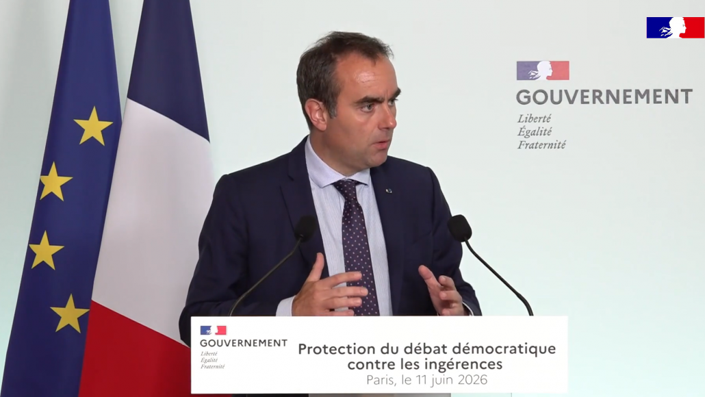 Sébastien Lecornu, le 11 juin 2026