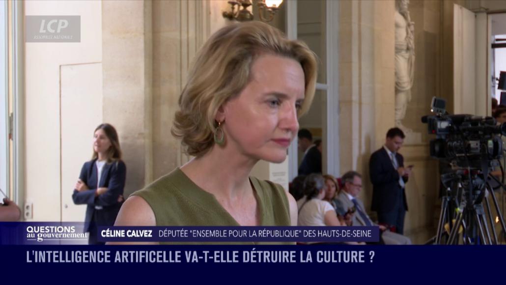 La députée Céline Calvez (Ensemble pour la République) à l'Assemblée nationale, le 30 juin 2026 - LCP