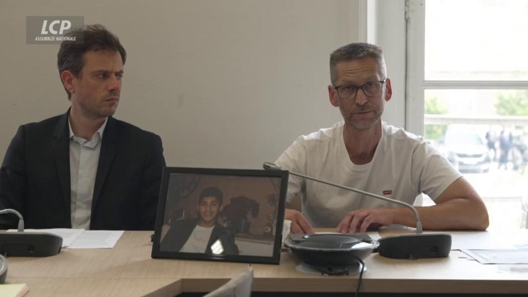 Le député Paul Vannier et Arnaud Darthenay.