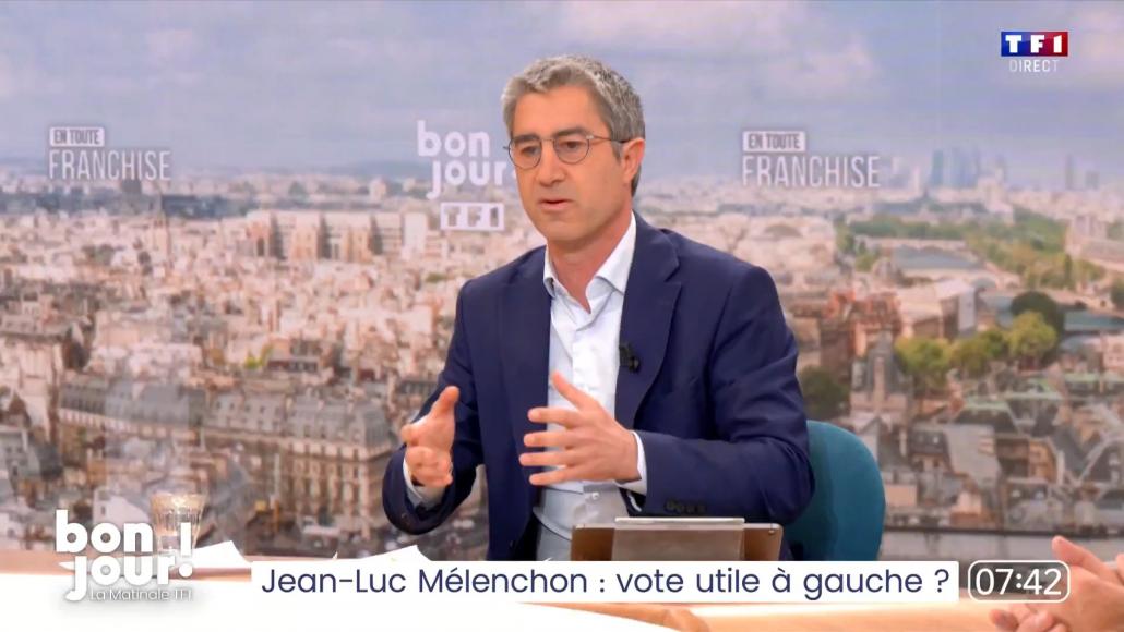 François Ruffin, ce 9 juin 2026. (Capture d'écran TF1)