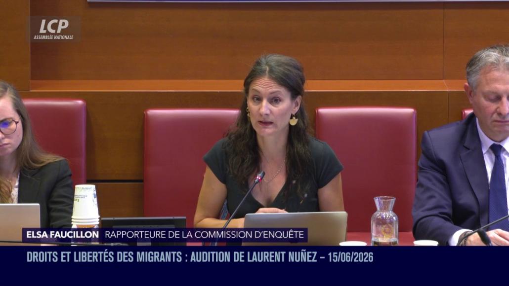 Elsa Faucillon le 15 juin 2026
