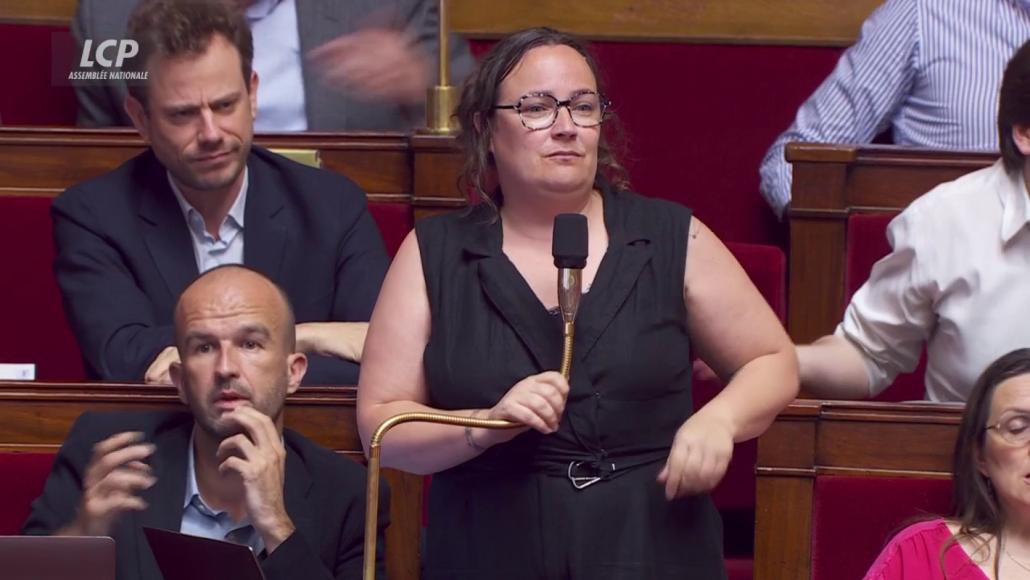 Elise Leboucher lors de la niche UDR, le 25 juin 2026