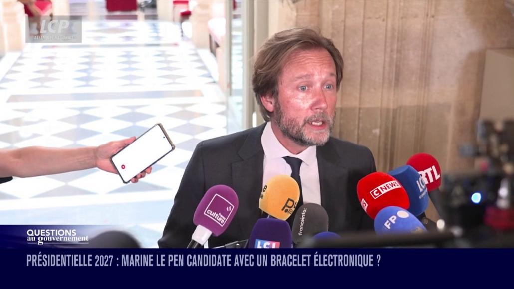 Le président des députés socialistes, Boris Vallaud, à l'Assemblée nationale le 7 juillet 2026 - LCP