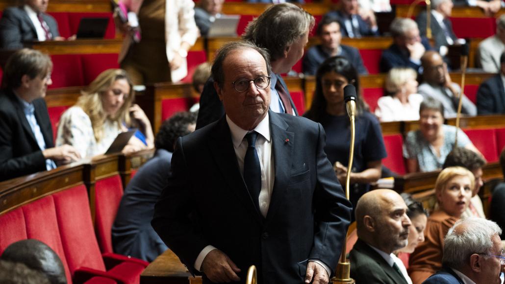 François Hollande, le 7 juillet 2026 à l'Assemblée nationale.