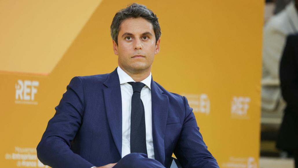 Gabriel Attal à la rentrée du Medef, le 27 août 2026.