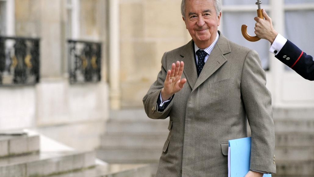 Edouard Balladur, ancien chef du gouvernement. (Photo par ERIC FEFERBERG / AFP)