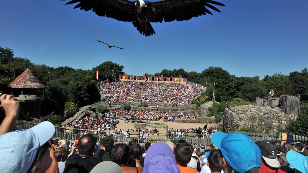 Photo d'illustration du parc du Puy-du-Fou ( (Photo by FRANK PERRY / AFP)