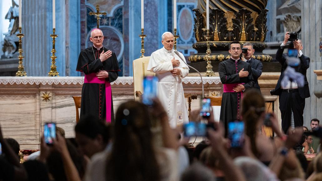 Le pape Léon XIV lors d'une messe au Vatican, le 26 août 2026.