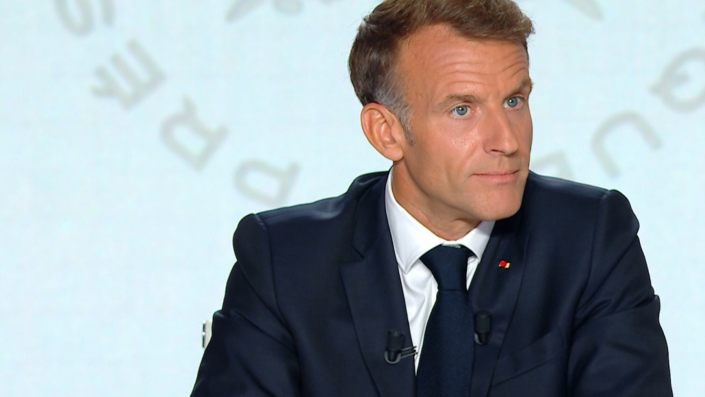 Emmanuel Macron, le 24 septembre 2026