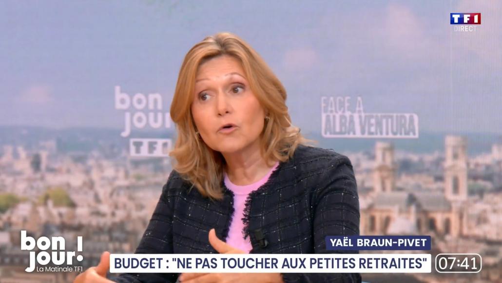 Yaël Braun-Pivet, le 17 septembre 2026, sur TF1.