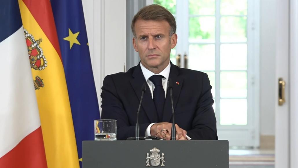 Emmanuel Macron, le 30 septembre 2026.
