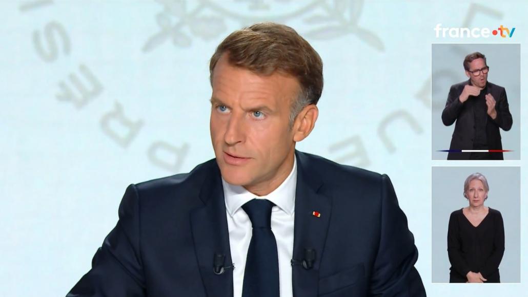 Emmanuel Macron, le 24 septembre 2026.
