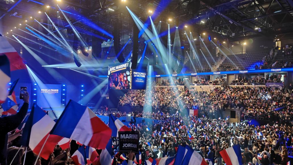 Meeting du RN à Orléans, le 25 octobre 2026