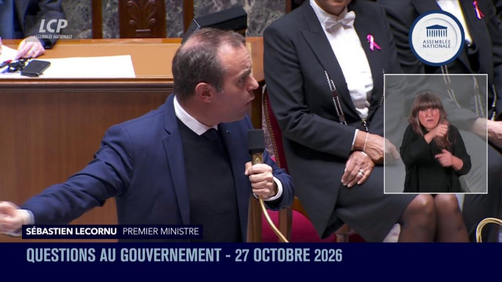 Sébastien Lecornu, le 27 octobre 2026