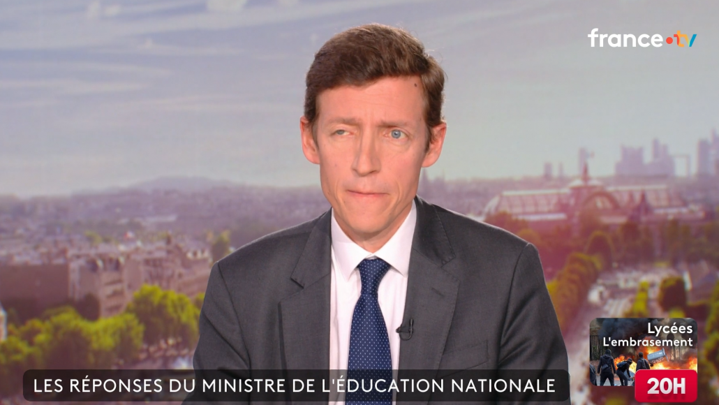 Édouard Geffray sur France 2, le 1er octobre 2026