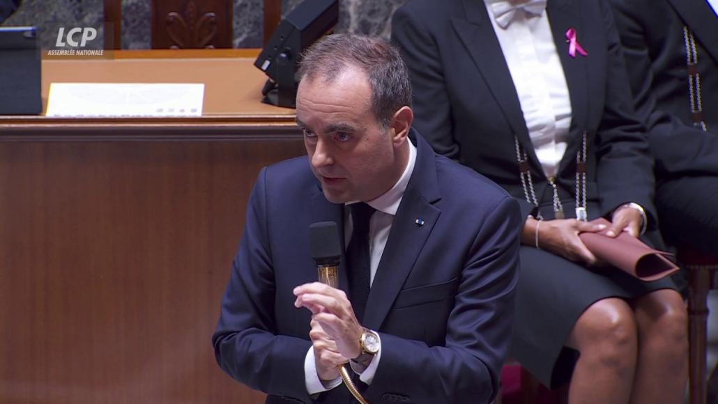 Sébastien Lecornu lors des QAG, le 6 octobre 2026