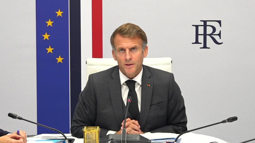 Emmanuel Macron, le 22 octobre 2026.