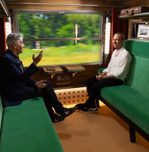 Quai n°8-Didier Varrod et Calogero / copyright : Nicolas Kovarik - Agence 1827 pour LCP