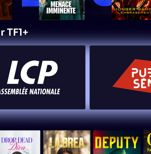 LCP-Assemblée nationale et Public Sénat désormais disponibles sur TF1+