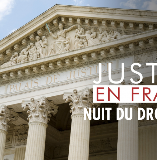 Justice en France nuit du droit