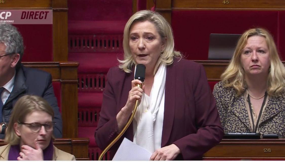 Marine Le Pen le 15 février 2023