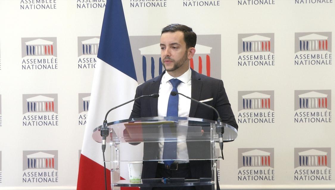 Jean-Philippe Tanguy à l'Assemblée nationale, le 1er juin 2023.