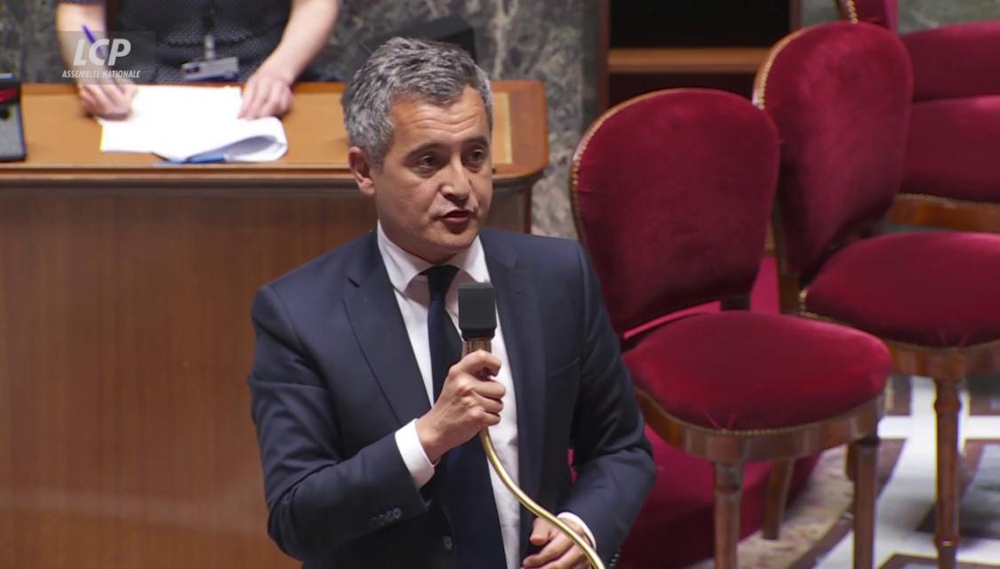 Gérald Darmanin à l'Assemblée