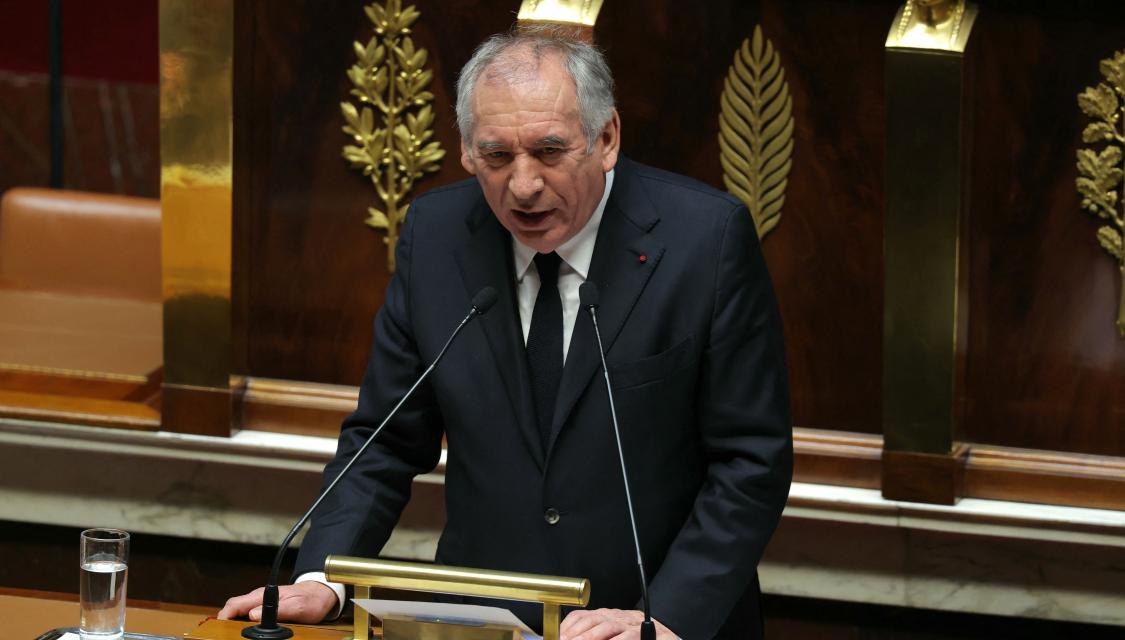 François Bayrou lors de sa déclaration de politique générale, le 14 janvier 2025.