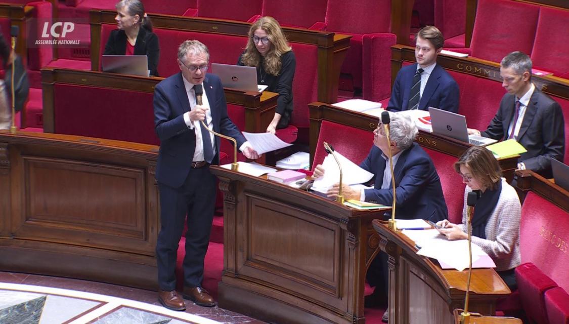 Hémicycle de l'Assemblée nationale, le 25 octobre 2025