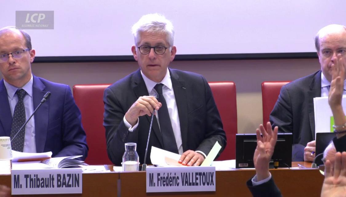 Thibault Bazin et Frédéric Valletoux en commission des affaires sociales, le 29 octobre 2025