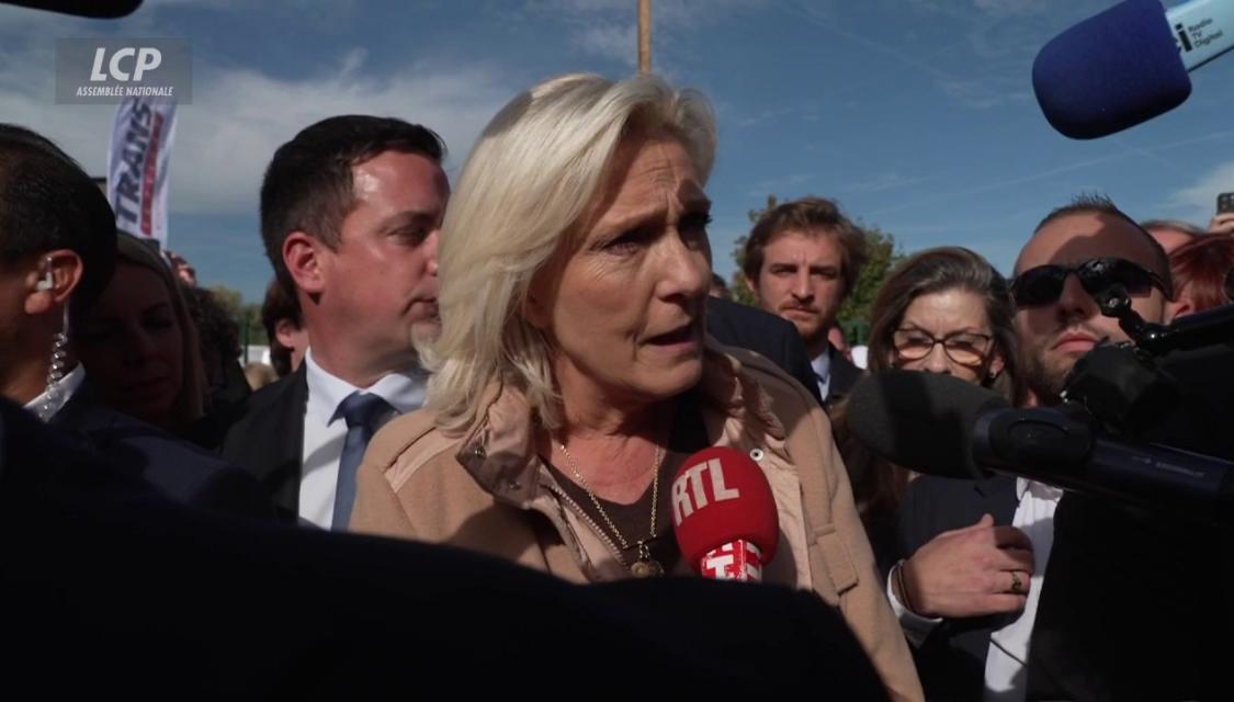 Marine Le Pen, le 8 octobre 2025.