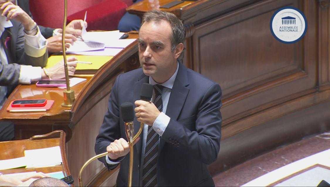 Sébastien Lecornu à l'Assemblée nationale, le 15 octobre 2025. (image LCP) mk