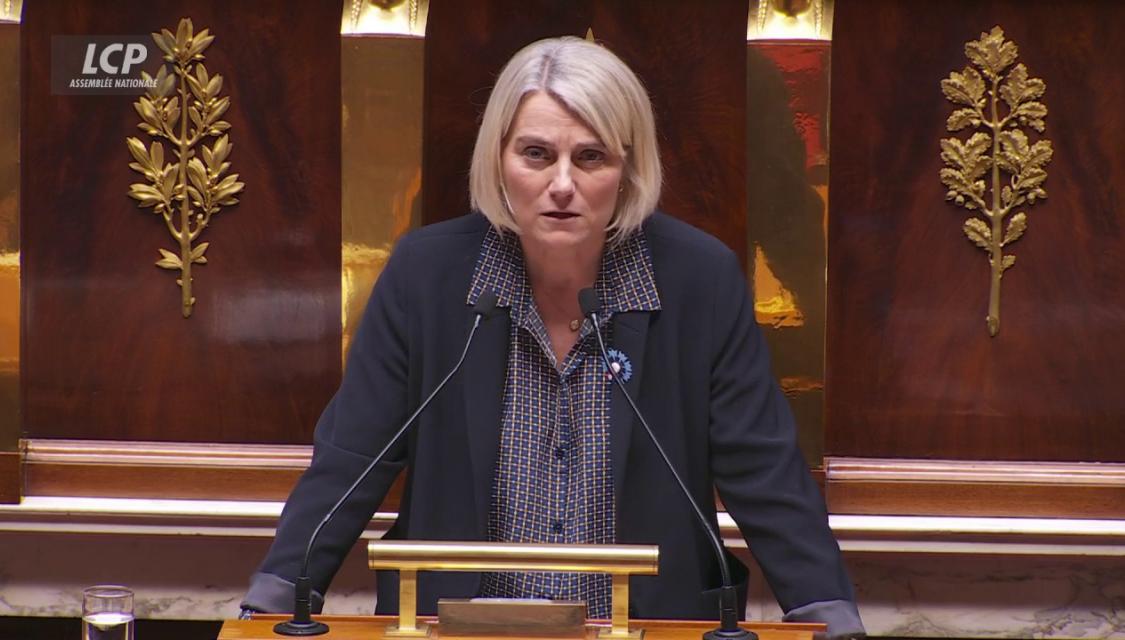 Stéphanie Rist à l'Assemblée nationale, le 4 novembre 2025